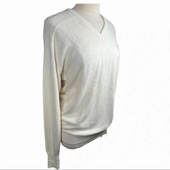 Vintage JcPenney large cream Fox Sweater - Picture 4 of 10